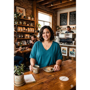 Women's BLOOMCHIC Teal UltraCool Short Sleeve Tee Plus Size 26